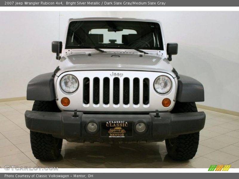 Bright Silver Metallic / Dark Slate Gray/Medium Slate Gray 2007 Jeep Wrangler Rubicon 4x4