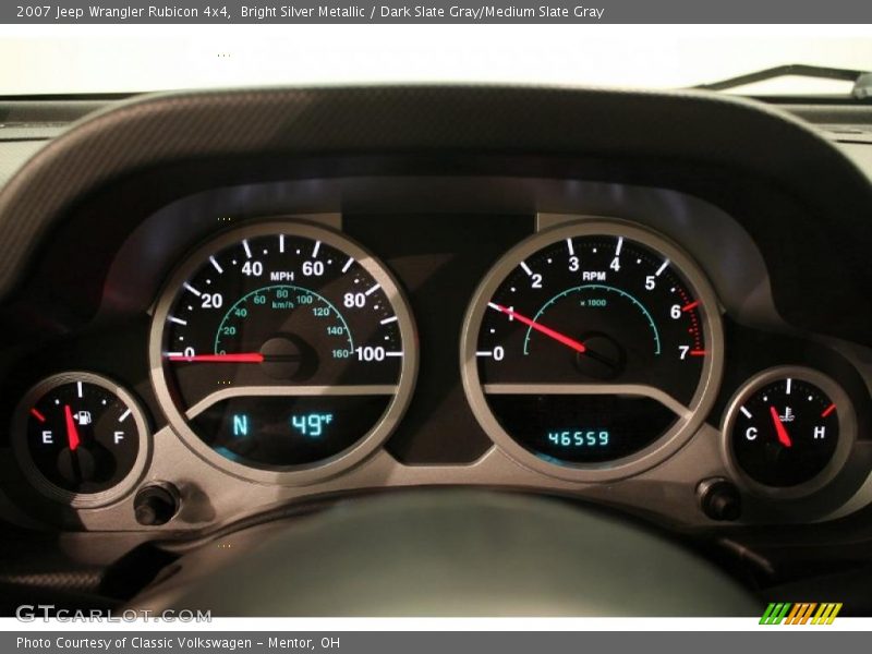  2007 Wrangler Rubicon 4x4 Rubicon 4x4 Gauges