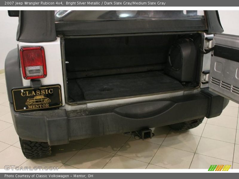 Bright Silver Metallic / Dark Slate Gray/Medium Slate Gray 2007 Jeep Wrangler Rubicon 4x4