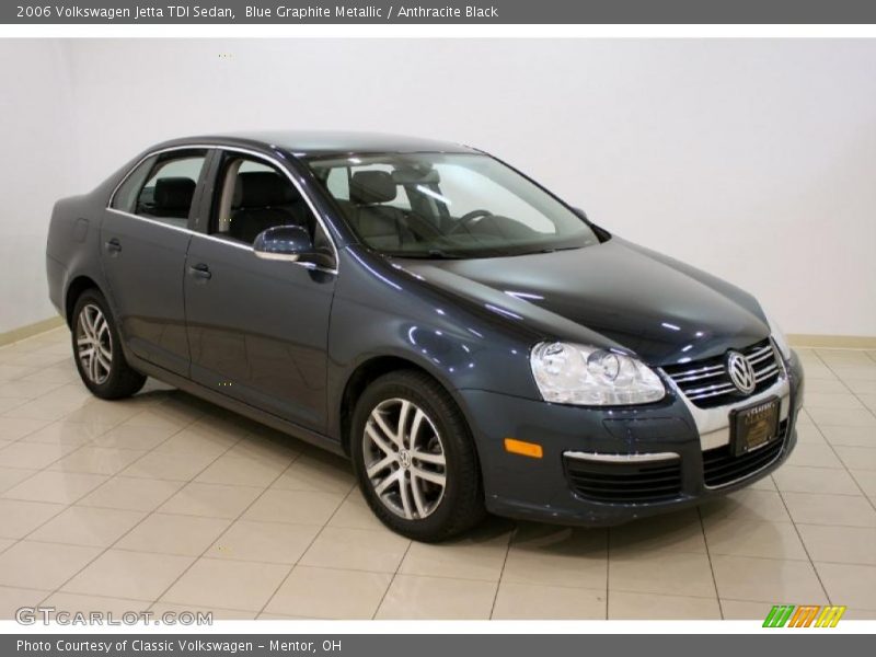 Blue Graphite Metallic / Anthracite Black 2006 Volkswagen Jetta TDI Sedan