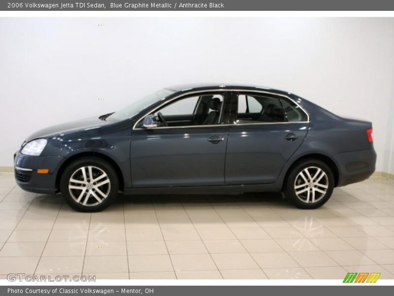Blue Graphite Metallic / Anthracite Black 2006 Volkswagen Jetta TDI Sedan