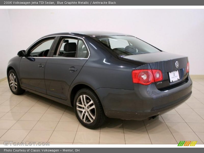 Blue Graphite Metallic / Anthracite Black 2006 Volkswagen Jetta TDI Sedan