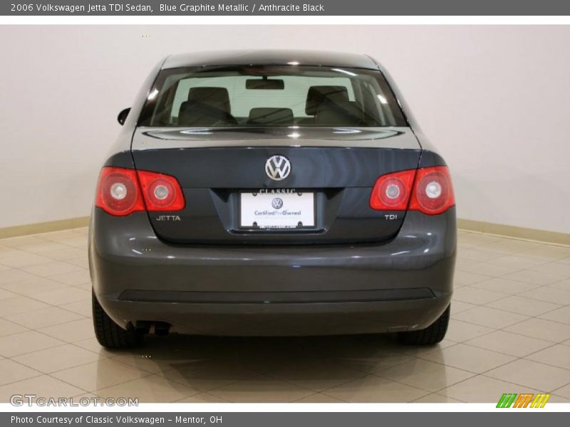 Blue Graphite Metallic / Anthracite Black 2006 Volkswagen Jetta TDI Sedan