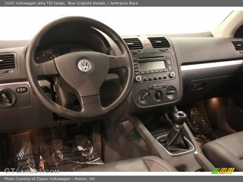 Blue Graphite Metallic / Anthracite Black 2006 Volkswagen Jetta TDI Sedan