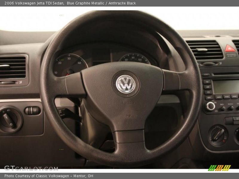 Blue Graphite Metallic / Anthracite Black 2006 Volkswagen Jetta TDI Sedan