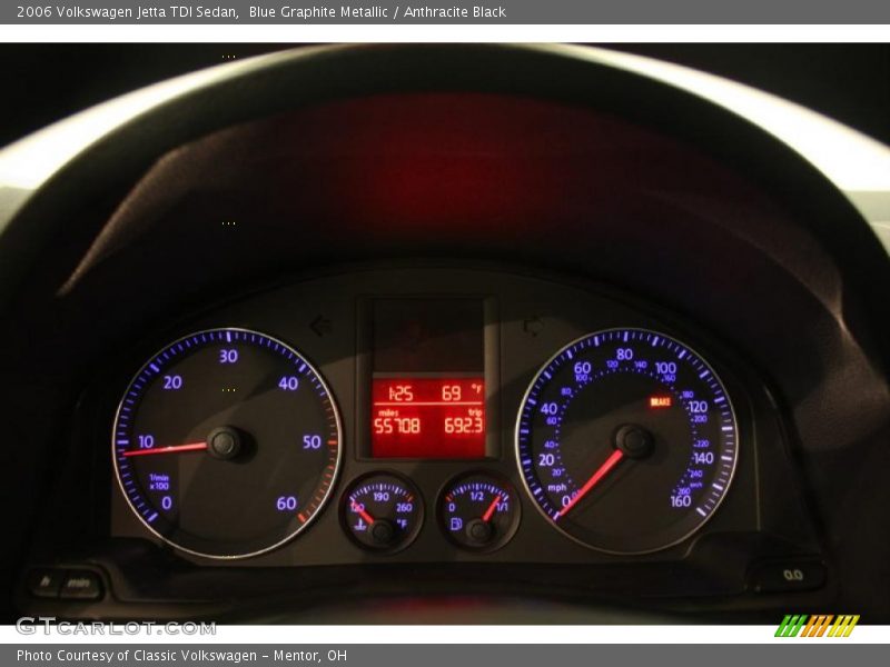 Blue Graphite Metallic / Anthracite Black 2006 Volkswagen Jetta TDI Sedan