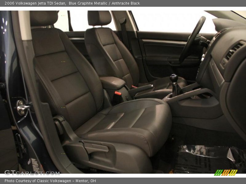  2006 Jetta TDI Sedan Anthracite Black Interior