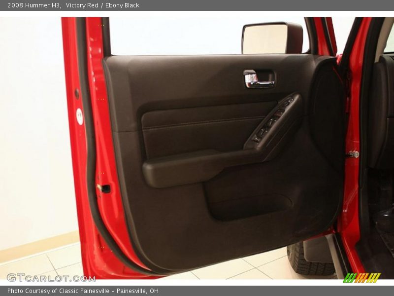 Victory Red / Ebony Black 2008 Hummer H3