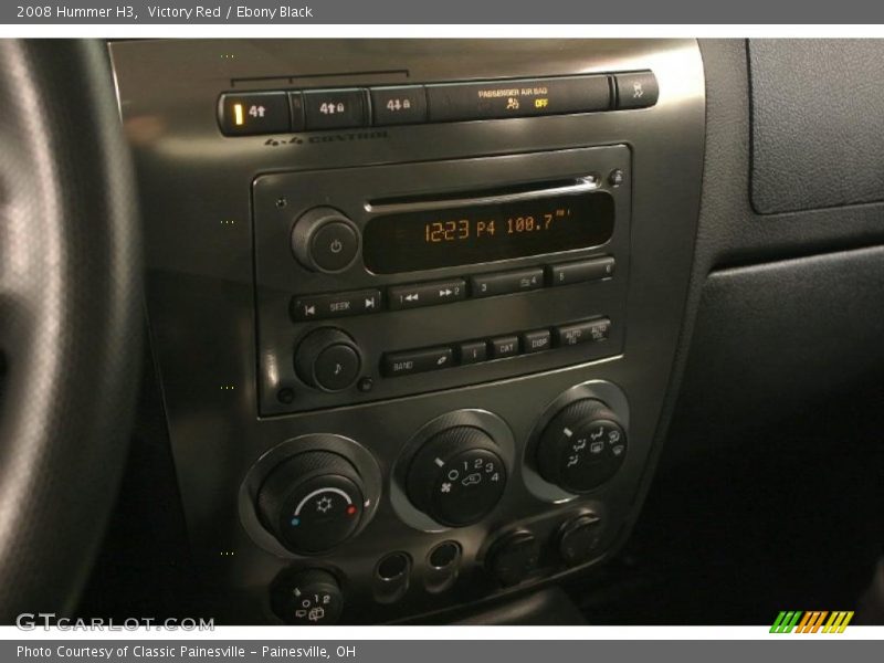 Victory Red / Ebony Black 2008 Hummer H3