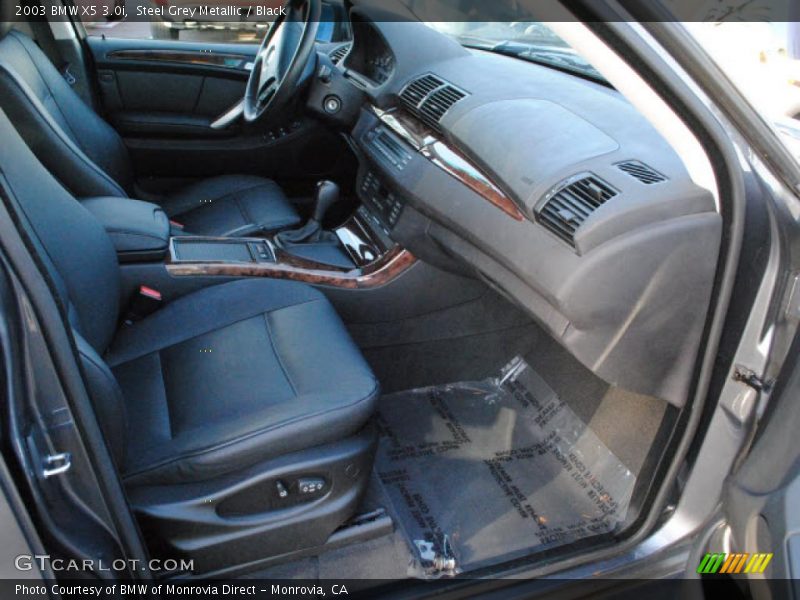 Steel Grey Metallic / Black 2003 BMW X5 3.0i
