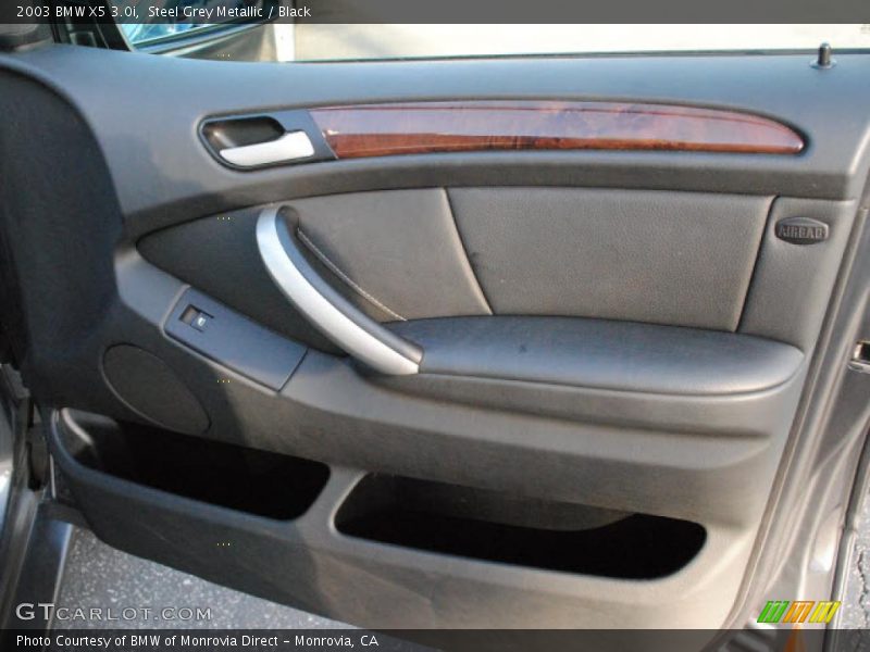 Steel Grey Metallic / Black 2003 BMW X5 3.0i