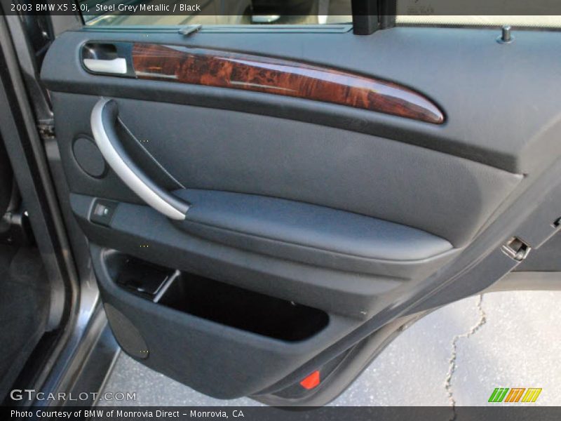 Steel Grey Metallic / Black 2003 BMW X5 3.0i