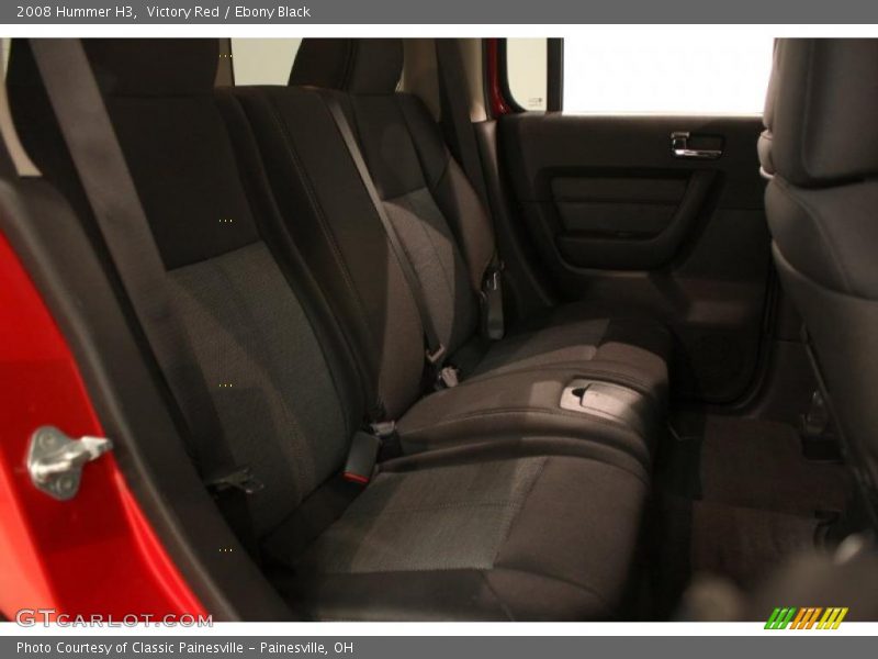 Victory Red / Ebony Black 2008 Hummer H3
