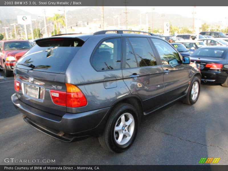 Steel Grey Metallic / Black 2003 BMW X5 3.0i
