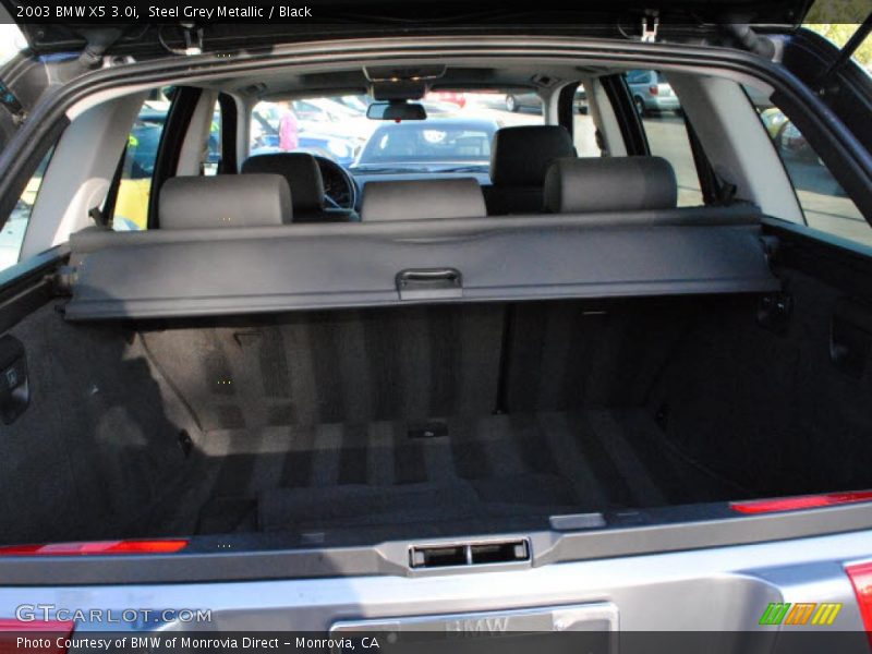Steel Grey Metallic / Black 2003 BMW X5 3.0i