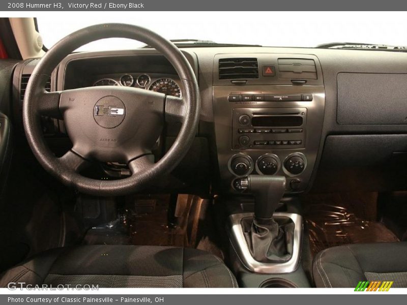 Victory Red / Ebony Black 2008 Hummer H3