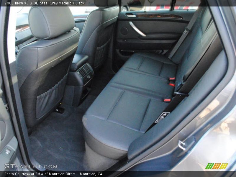 Steel Grey Metallic / Black 2003 BMW X5 3.0i