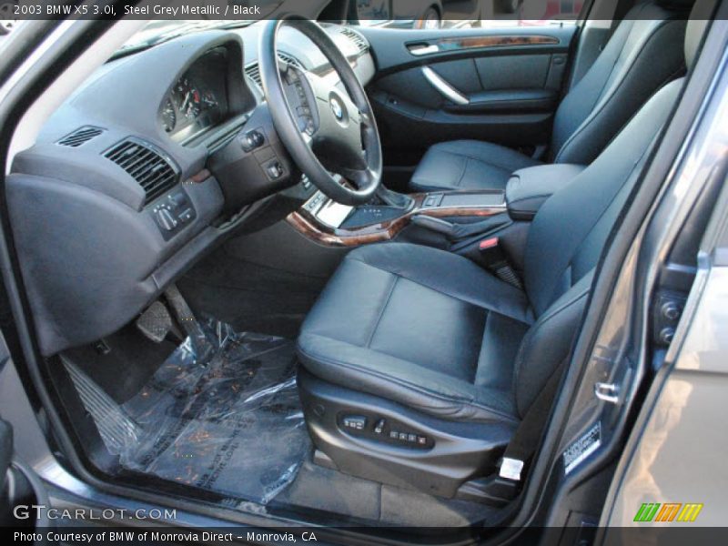 Steel Grey Metallic / Black 2003 BMW X5 3.0i