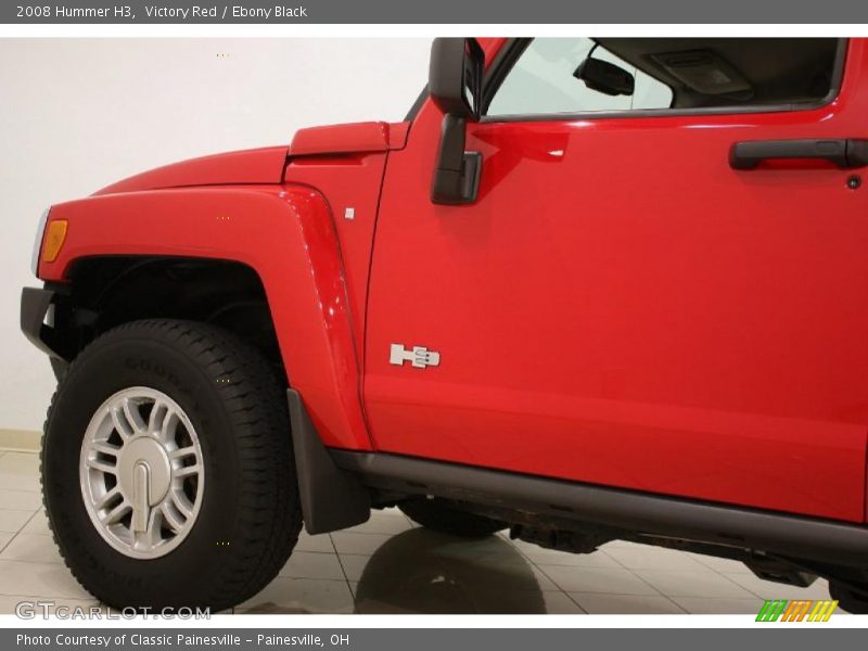 Victory Red / Ebony Black 2008 Hummer H3