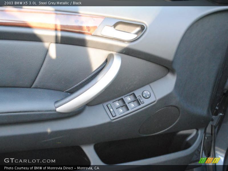 Steel Grey Metallic / Black 2003 BMW X5 3.0i