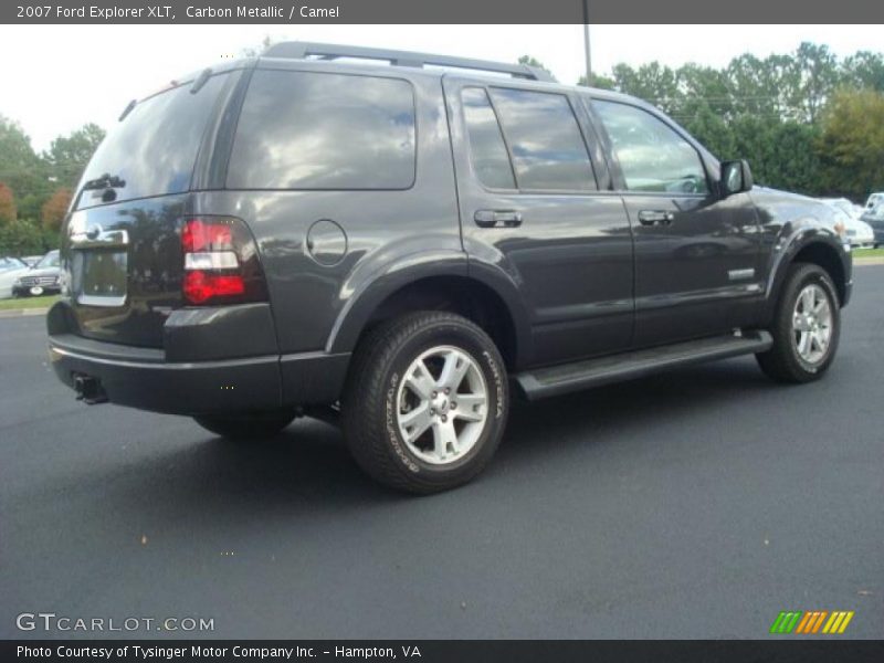Carbon Metallic / Camel 2007 Ford Explorer XLT