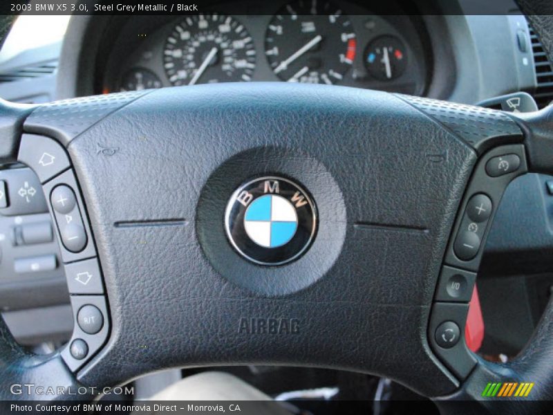 Steel Grey Metallic / Black 2003 BMW X5 3.0i