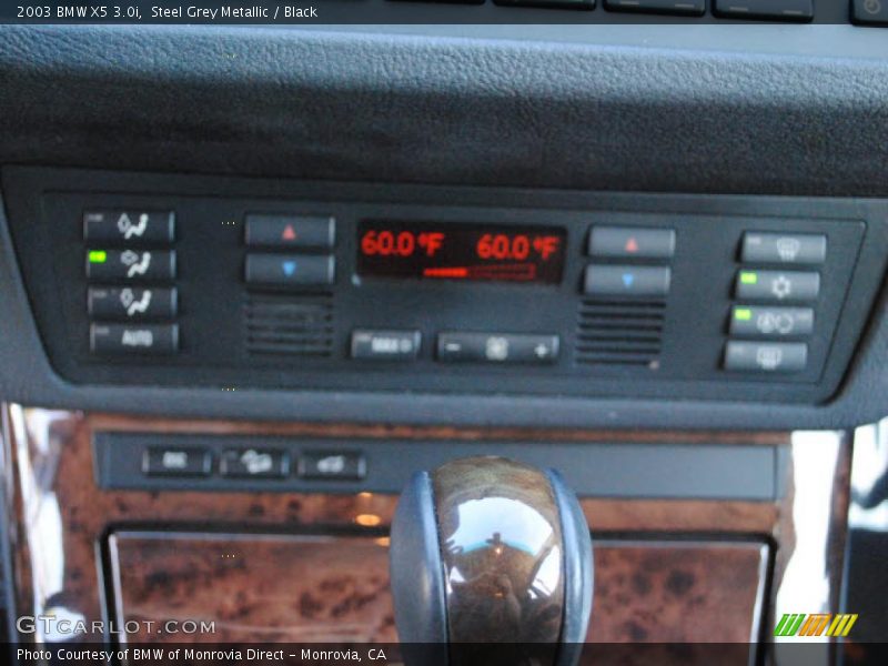 Steel Grey Metallic / Black 2003 BMW X5 3.0i