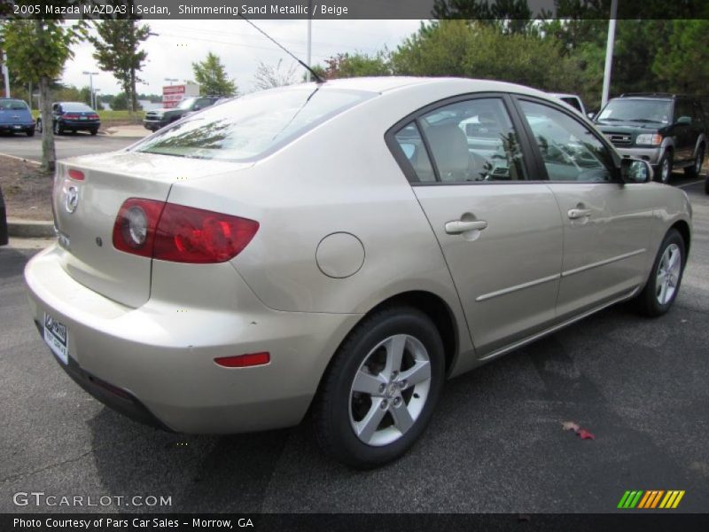 Shimmering Sand Metallic / Beige 2005 Mazda MAZDA3 i Sedan