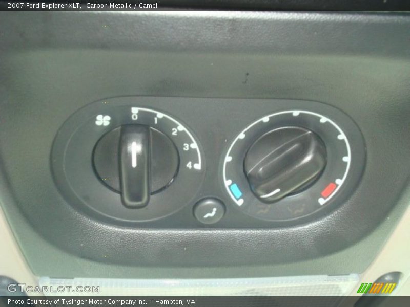 Carbon Metallic / Camel 2007 Ford Explorer XLT