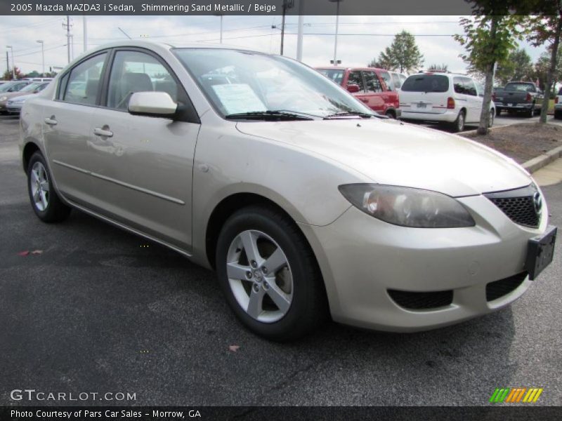 Shimmering Sand Metallic / Beige 2005 Mazda MAZDA3 i Sedan