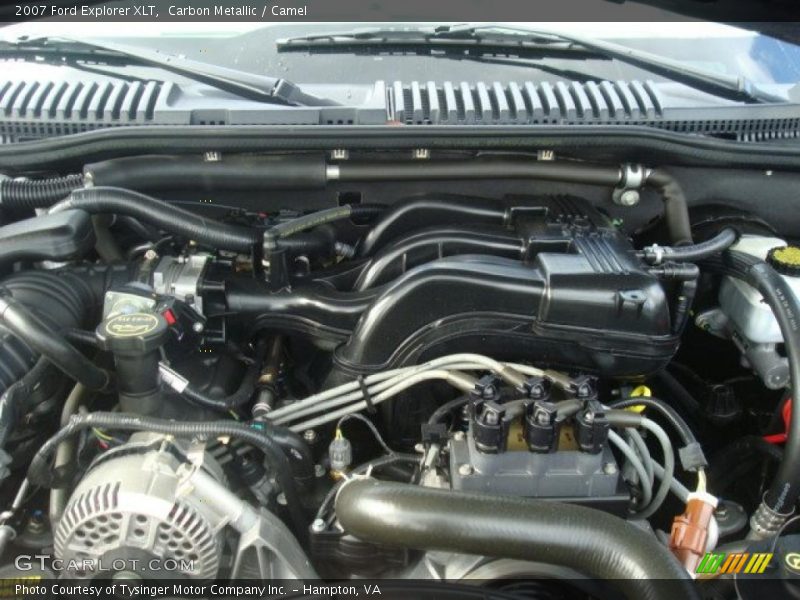 Carbon Metallic / Camel 2007 Ford Explorer XLT