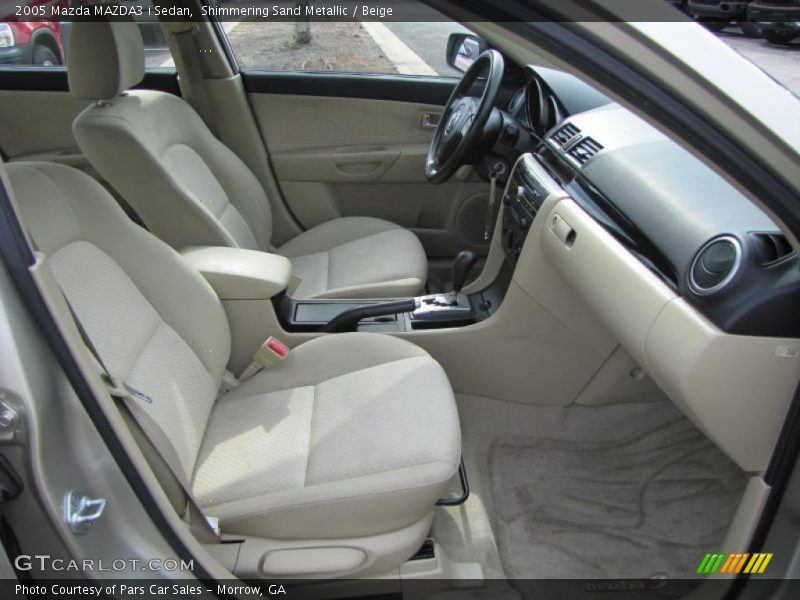 Shimmering Sand Metallic / Beige 2005 Mazda MAZDA3 i Sedan