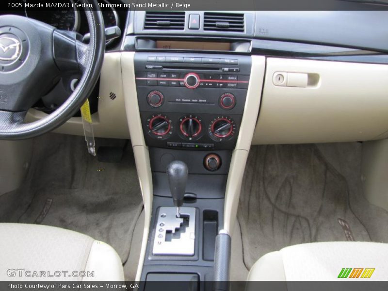 Shimmering Sand Metallic / Beige 2005 Mazda MAZDA3 i Sedan