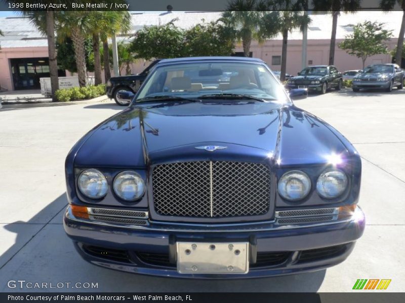 Blue Metallic / Ivory 1998 Bentley Azure