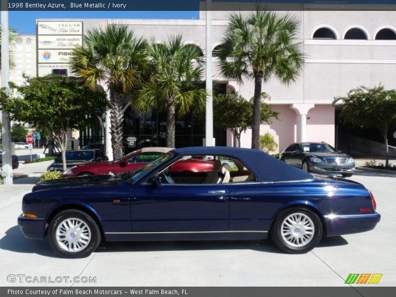 Blue Metallic / Ivory 1998 Bentley Azure