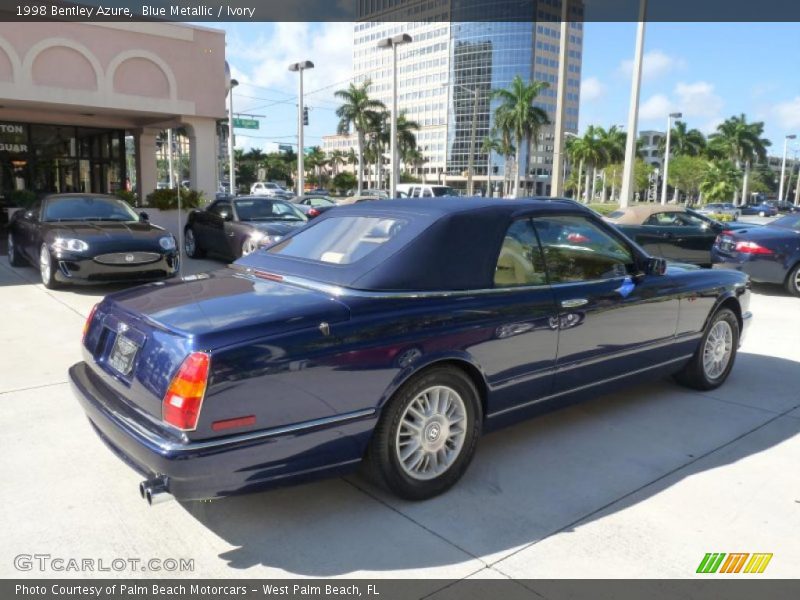 Blue Metallic / Ivory 1998 Bentley Azure