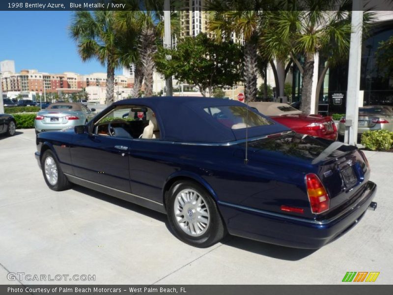 Blue Metallic / Ivory 1998 Bentley Azure