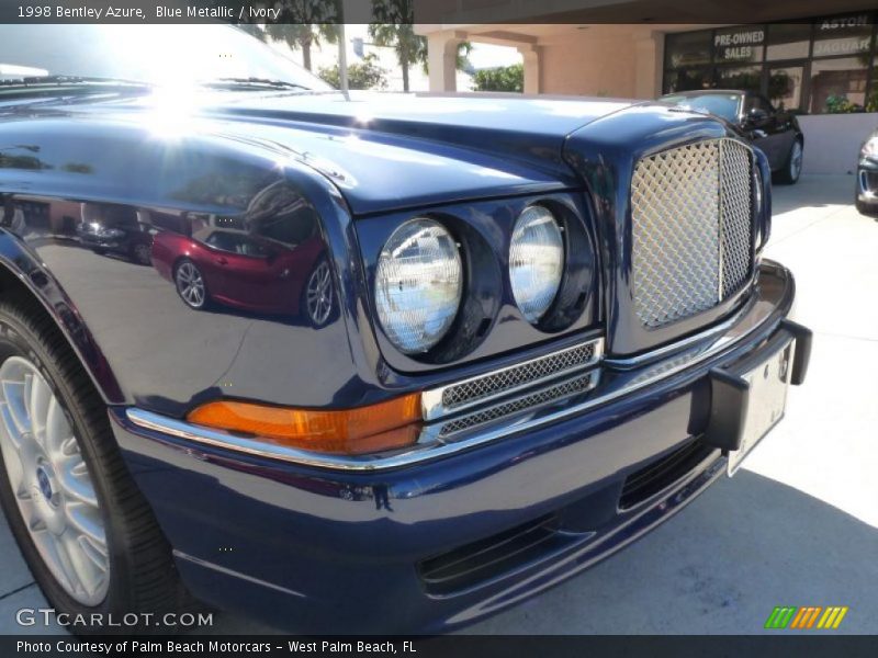 Blue Metallic / Ivory 1998 Bentley Azure