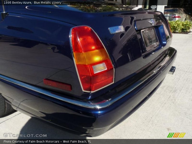 Blue Metallic / Ivory 1998 Bentley Azure