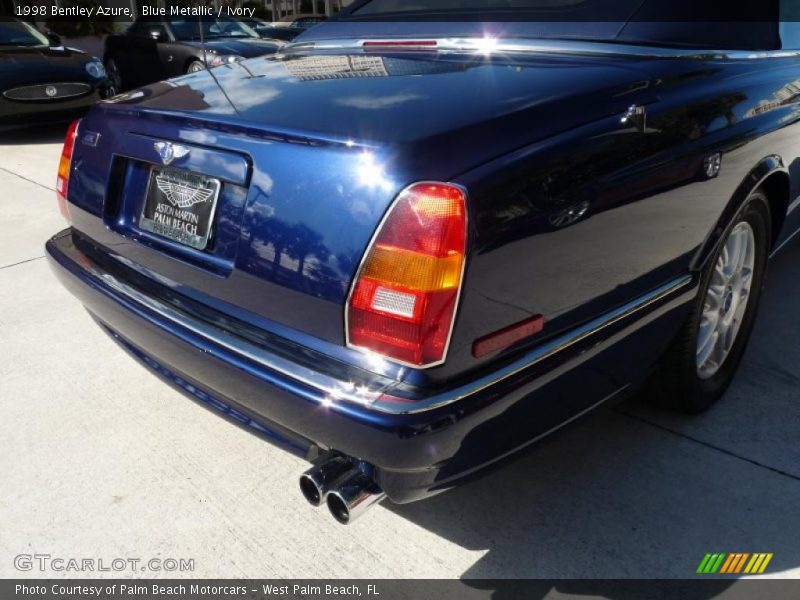 Blue Metallic / Ivory 1998 Bentley Azure