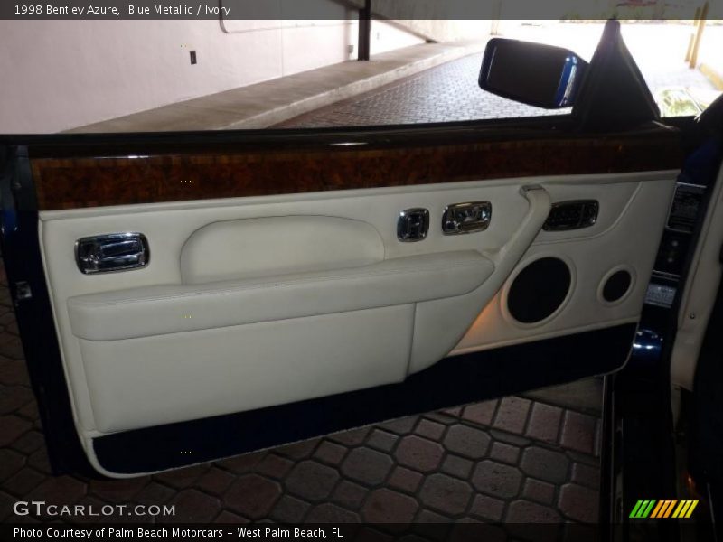 Blue Metallic / Ivory 1998 Bentley Azure