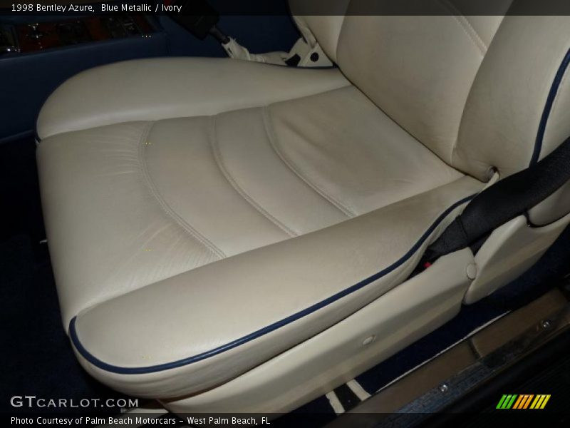 Blue Metallic / Ivory 1998 Bentley Azure