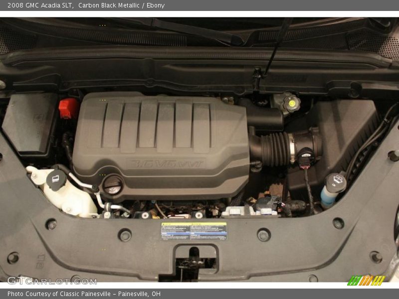 Carbon Black Metallic / Ebony 2008 GMC Acadia SLT