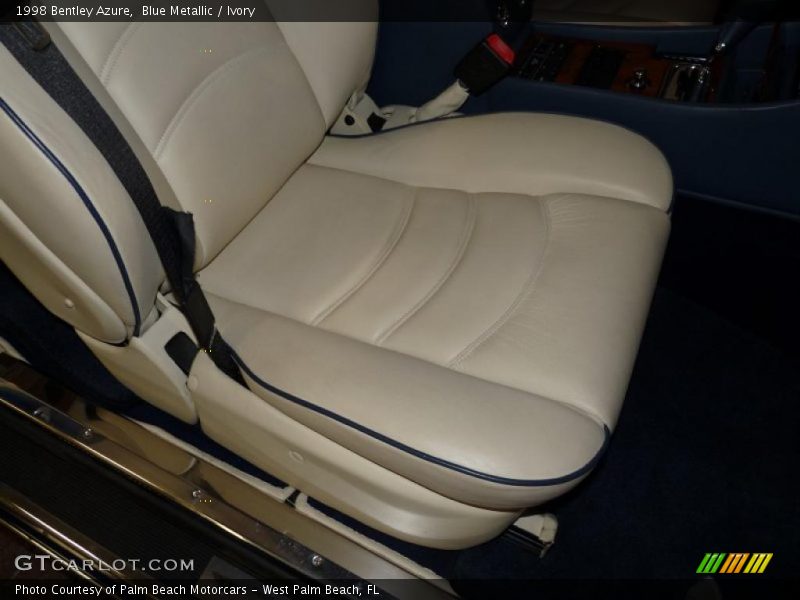 Blue Metallic / Ivory 1998 Bentley Azure