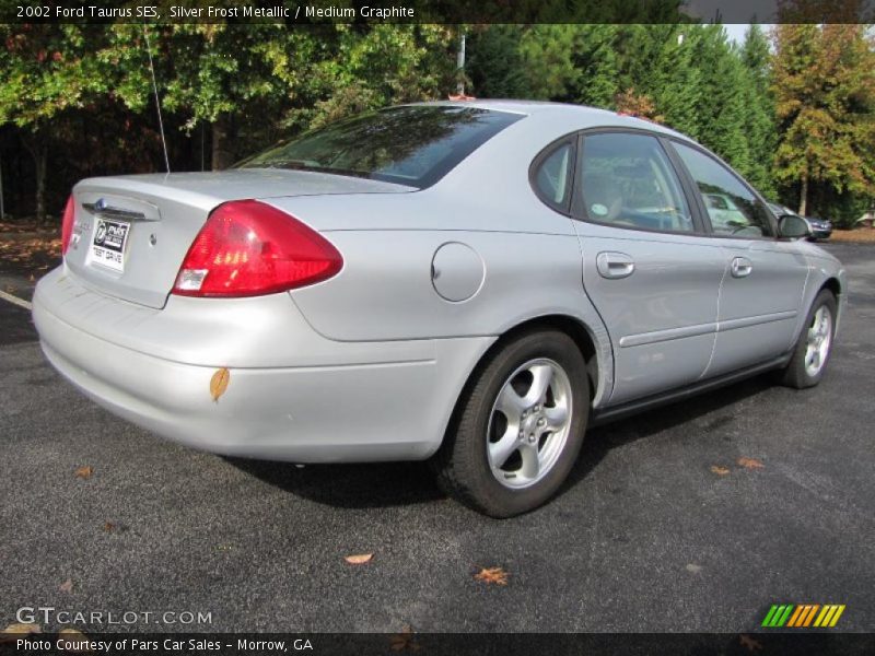 Silver Frost Metallic / Medium Graphite 2002 Ford Taurus SES