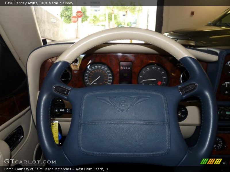 Blue Metallic / Ivory 1998 Bentley Azure