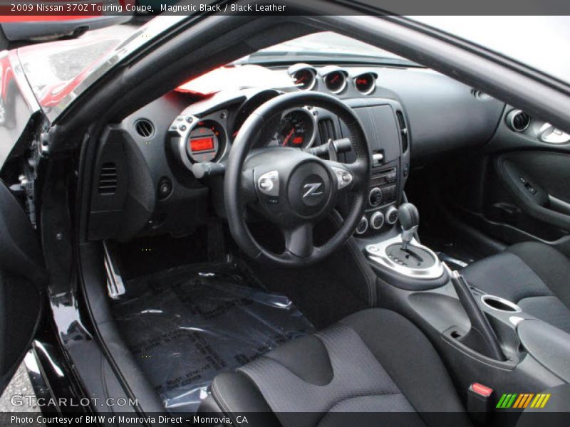  2009 370Z Touring Coupe Black Leather Interior