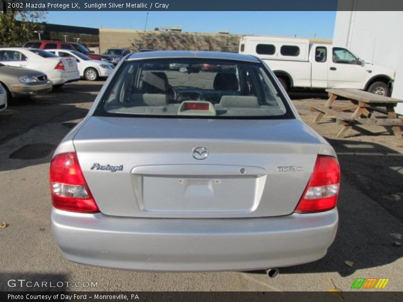 Sunlight Silver Metallic / Gray 2002 Mazda Protege LX