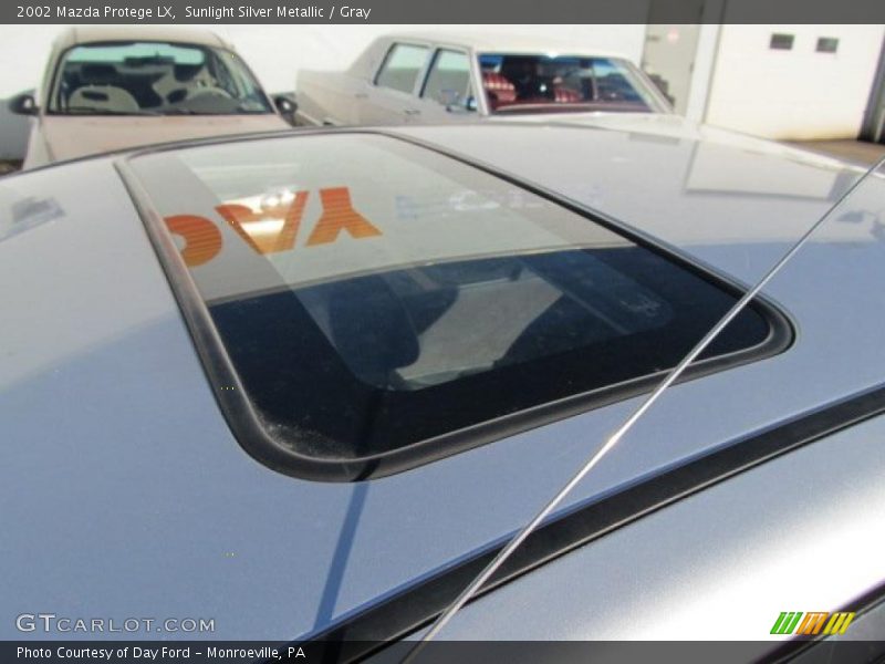 Sunlight Silver Metallic / Gray 2002 Mazda Protege LX