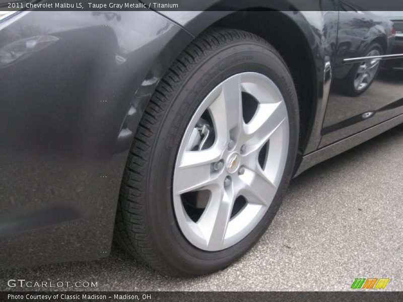 Taupe Gray Metallic / Titanium 2011 Chevrolet Malibu LS
